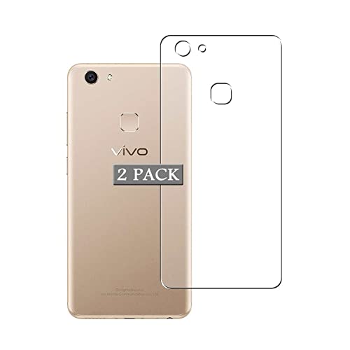 Vaxson 2-Pack Back Protector Film, compatible with Vivo V7 Plus / Y79 TPU Guard Cover Skin Sticker [ Not Front Tempered Glass Screen Protectors ]
