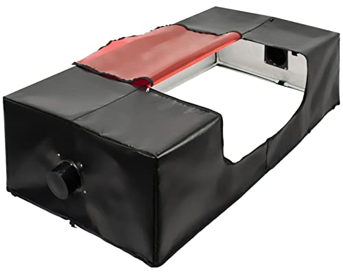 VIVO Boîtier de graveur laser extra large avec ports d'échappement, couvercle de protection ignifuge pour machine de gravure laser, convient aux grands lasers et lasers à diode avec kits d'extension, COVER-LE01