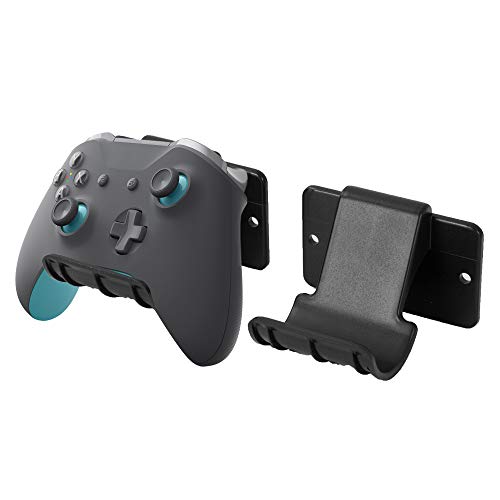 VIVO Soporte universal de montaje en pared para controlador de videojuegos, compatible con Playstation, Xbox, NVIDIA, controladores Nintendo Switch y más, paquete de 2, negro, MOUNT-GM01C