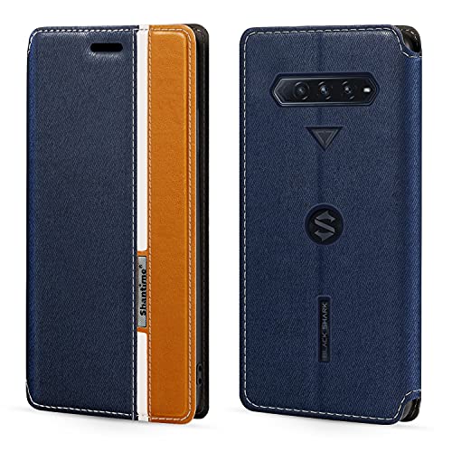 Xiaomi Black Shark 4 Case, Fashion Multicolor Magnetic Closure Leather Flip Case Cover with Card Holder for Xiaomi Black Shark 4 Pro (6.67”)