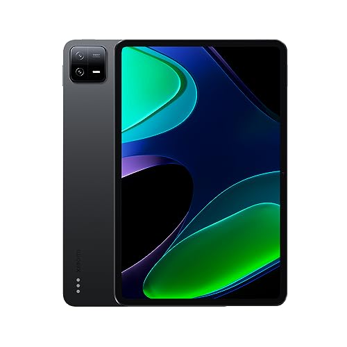 Xiaomi Pad 6 WiFi Version 11 inches 144Hz 8840mAh Bluetooth 5.2 Four Speakers Dolby Atmos 13 Mp Camera + Fast Car 51W Charger Bundle (Gravity Gray, 128GB+8GB)