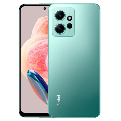 Xiaomi Redmi Note 12 4G LTE (128GB + 4GB) Global Unlocked 6.67" 50MP Triple (ONLY T-Moble/Tello/Mint USA Market) + (w/ 33W Fast Car Dual Charger Bundle) (Mint Green Global + 33W Car Charger)