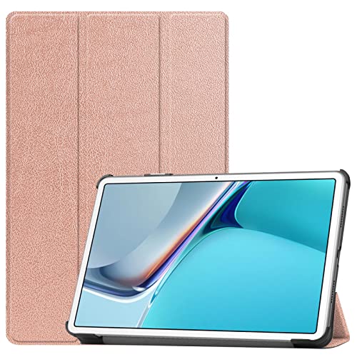 YBROY Case for Huawei MatePad Pro 13.2, Premium Leather Flap Tablet Case, with Stand Function Auto Wake/Sleep, Cover for Huawei MatePad Pro 13.2.(Rose Gold)
