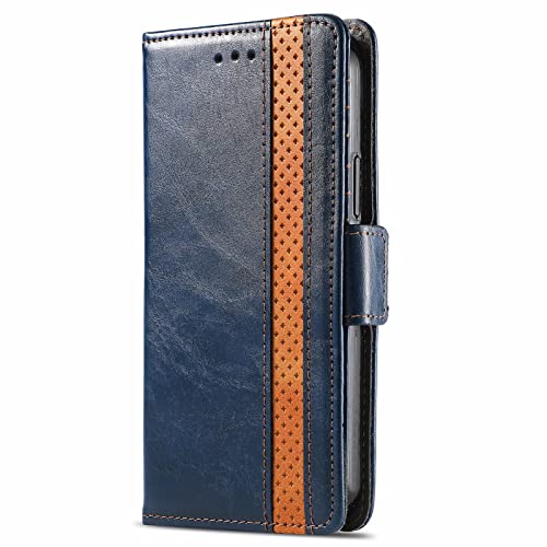 YBROY Case for Infinix Smart 8 HD, Magnetic Flip Leather Premium Wallet Phone Case, with Card Slot and Folding Stand, Case Cover for Infinix Smart 8 HD.(Blue)