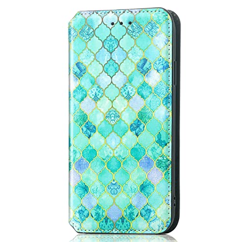 YBROY Case for vivo S18 Pro, Magnetic Flip Leather Premium Wallet Phone Case, with Card Slot and Folding Stand, Case Cover for vivo S18 Pro.(Emerald)