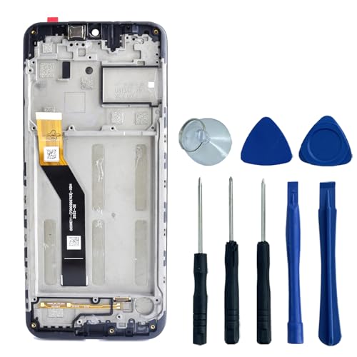 Ygpmoiki LCD Screen Replacement with Frame for Wiko VOIX U616AT LCD Screen Touch Digitizer Display Assembly Frame Replacement for Voix U616AT LCD Display 6.5"