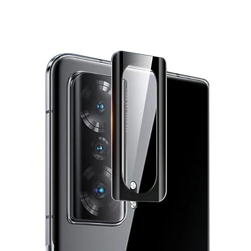YSJJZRL 9H 3D Anti-Scratch Black Camera Lens Screen Protector Glass Film for Huawei Honor Magic 5 Ultimate V2 VS V (for Honor Magic V2)