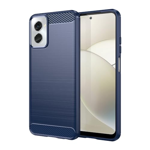 YZKJSZ Case for Motorola Moto G Power 5G 2024,Flexible Shock-Absorption Light but Durable Soft Gel Carbon Fiber TPU Silicone Case Cover for Motorola Moto G Power 5G 2024 (6.7") - Blue
