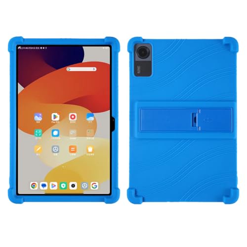YZKJSZ Flat Case for Lenovo Xiaoxin Pad 2024,Shock-Absorption Light but Durable Soft Gel TPU Silicone Protection Flat Case Cover for Lenovo Xiaoxin Pad 2024 (11,0") - Blue