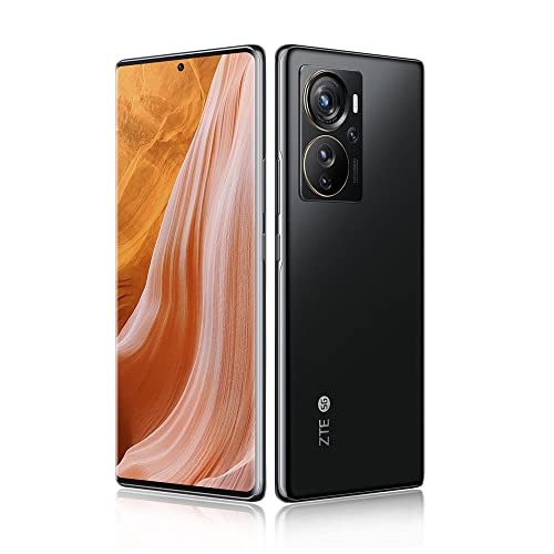 ZTE Axon 40 Pro Smartphone- 5G Unlocked Android Cell Phone Snapdragon 870, 6.67'' 144HZ AMOLED Display, 108MP AI Quad-Camera,5000mAH 65W Quick Charge,12GB+256GB,NFC, Black