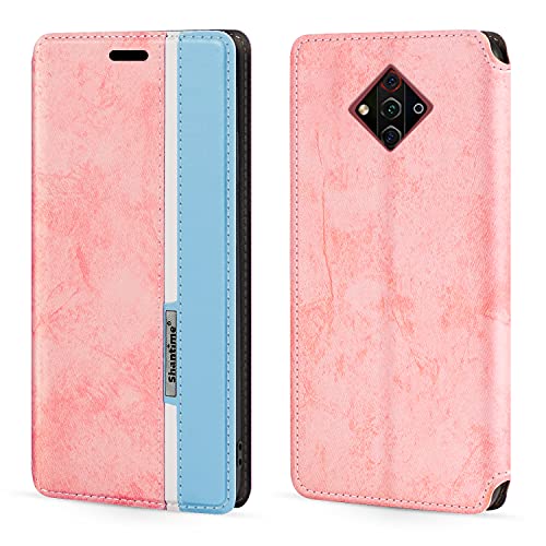 ZTE Nubia Play Case, Fashion Multicolor Magnetic Closure Leather Flip Case Cover with Card Holder for ZTE Nubia Play 5G (6.65”)