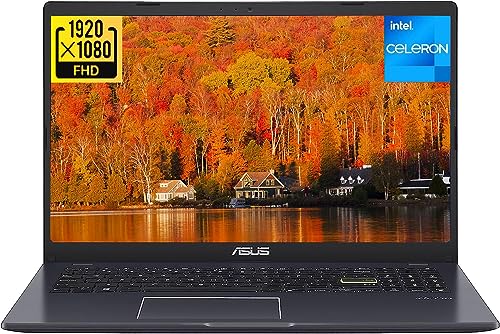 ASUS Vivobook Go 15 L510 Student Laptop, 15.6" FHD Display, Intel Celeron N4020 Processor, Dual-core, 4GB RAM, 64GB eMMC, Intel UHD Graphics, WiFi, 1 Year Microsoft 365, Thin & Light, Windows 11 S