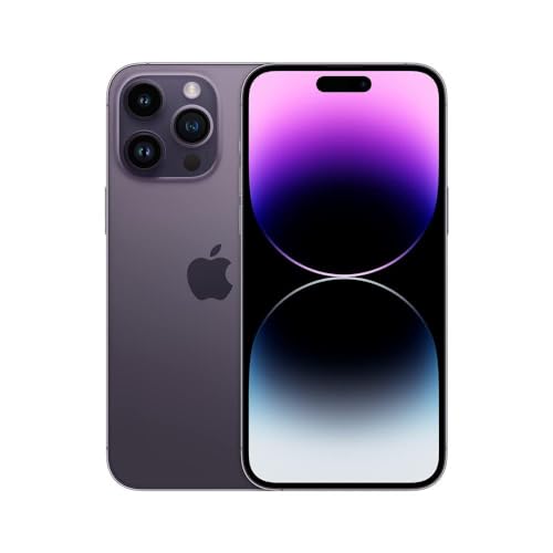 Apple iPhone 14 Pro Max, 128 GB, Deep Purple – entsperrt (erneuert)
