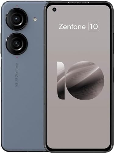 ASUS Zenfone 10 5G Çift 512 GB 16 GB RAM Kilitsiz (Yalnızca GSM | CDMA Yok - Verizon/Sprint ile Uyumlu Değil) Global – Mavi