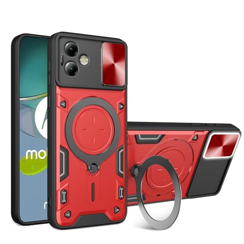 Elubugod Compatible with Infinix Hot 30i Case,Compatible with Infinix Hot 30i NFC,with Slide Camera Lens Cover Compatible with Infinix Hot 30i X669 X669C X669D Case Red