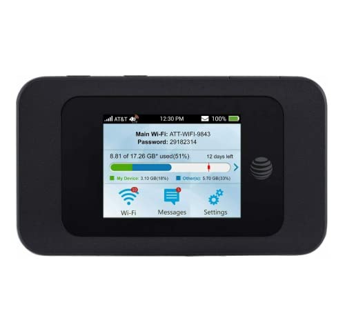 EVDO-Link Bundle for ZTE Velocity 2 AT&T 4G LTE Mobile Hotspot Router MF985 GSM Unlocked - Comes with Hard Case, Accessory Pouch, External Antennas & Extra Battery