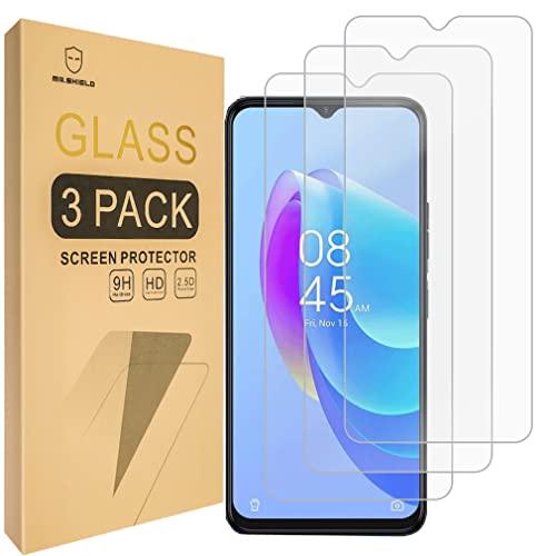 Mr.Shield [3-Pack] Designed For Tecno Spark 9 Pro [Tempered Glass] [Japan Glass with 9H Hardness] Screen Protector