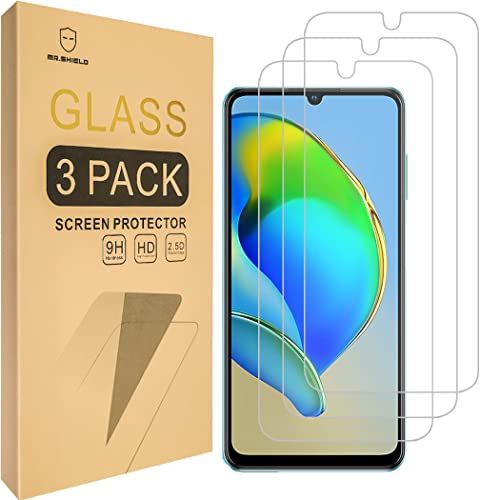 Mr.Shield [3-Pack] Designed For ZTE Blade V40 Vita [Tempered Glass] [Japan Glass with 9H Hardness] Screen Protector with Lifetime Replacement