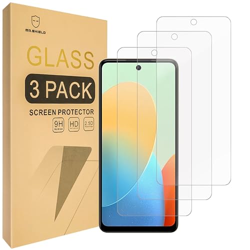 Mr.Shield [3-Pack] Screen Protector For Tecno Spark Go 2024 [Tempered Glass] [Japan Glass with 9H Hardness] Screen Protector
