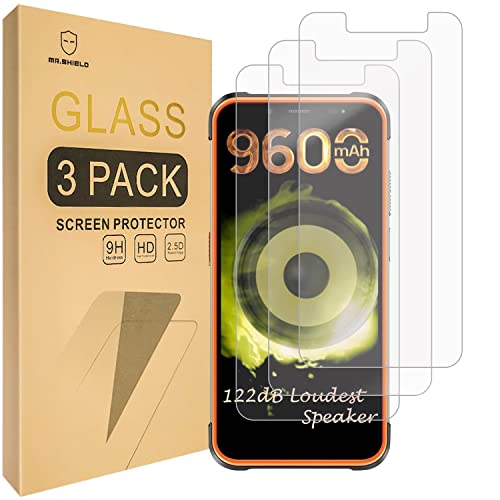 Mr.Shield [3-Pack] Screen Protector For Ulefone Power Armor 16 Pro [Tempered Glass] [Japan Glass with 9H Hardness] Screen Protector