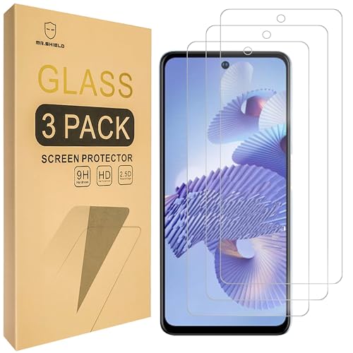 Mr.Shield [3-Pack] Screen Protector For ZTE Blade V40 [Tempered Glass] [Japan Glass with 9H Hardness] Screen Protector