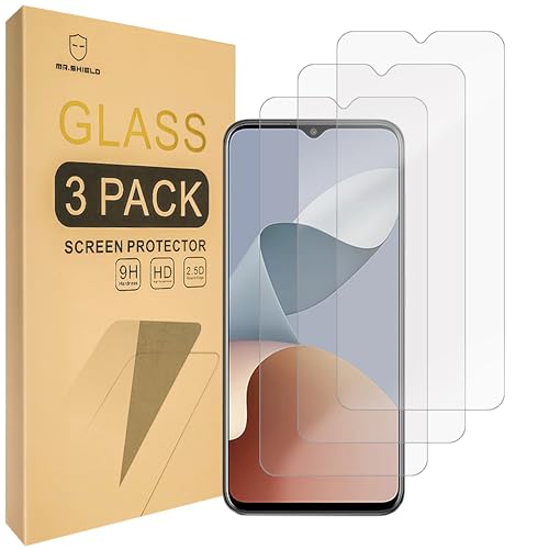 Mr.Shield [3-Pack] Screen Protector For ZTE Blade V50 SMART/Blade a73 4g / ZTE AXON 50 LITE [Tempered Glass] [Japan Glass with 9H Hardness] Screen Protector