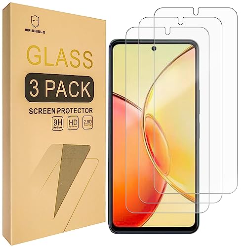 Mr.Shield Screen Protector For Vivo Y36 4G / Vivo Y36 5G [Tempered Glass] [Japan Glass with 9H Hardness] [3-Pack] Screen Protector