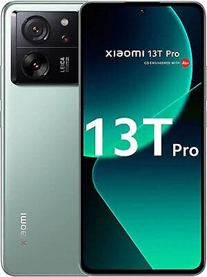 Xiaomi 13T Pro 5G Dual 512GB ROM 12GB RAM Factory Unlocked (GSM Only | No CDMA - not Compatible with Verizon/Sprint) Global Mobile Cell Phone - Meadow Green