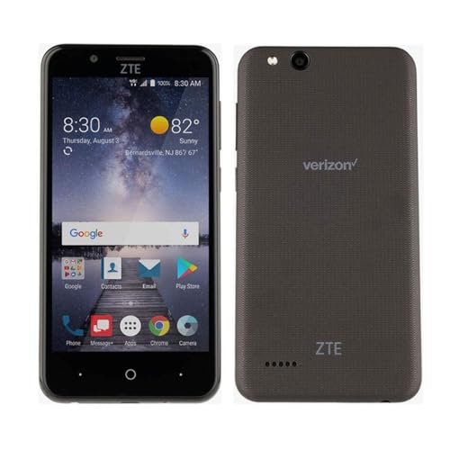 ZTE Z3153V Blade Vantage 2 5.4" Smartphone, 16 GB Storage, 2 GB RAM, 2 MP Front 5 MP Rear, Android 9 Pie, Verizon, Black